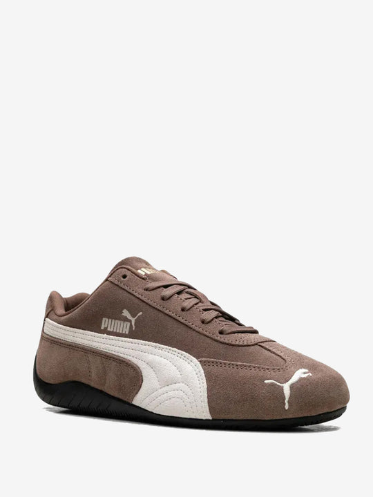 Brown sneakers,side view