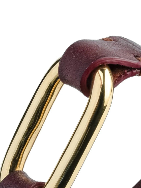Close up of Burgundy jewelry, showing detail