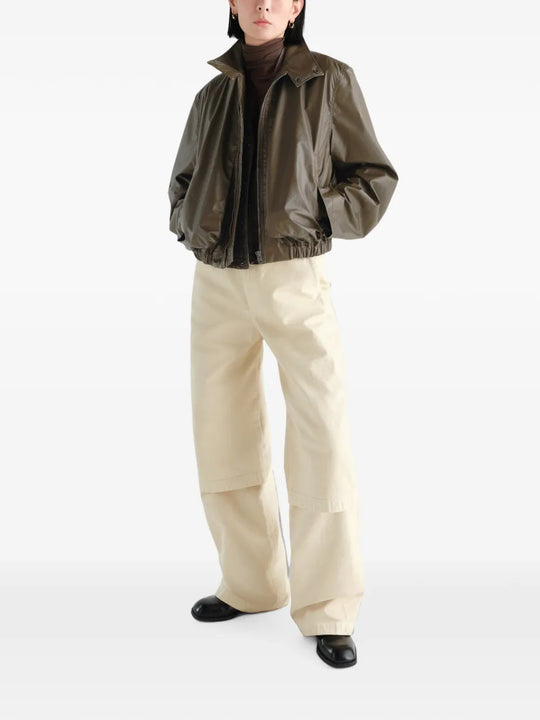 Brown jacket, front view