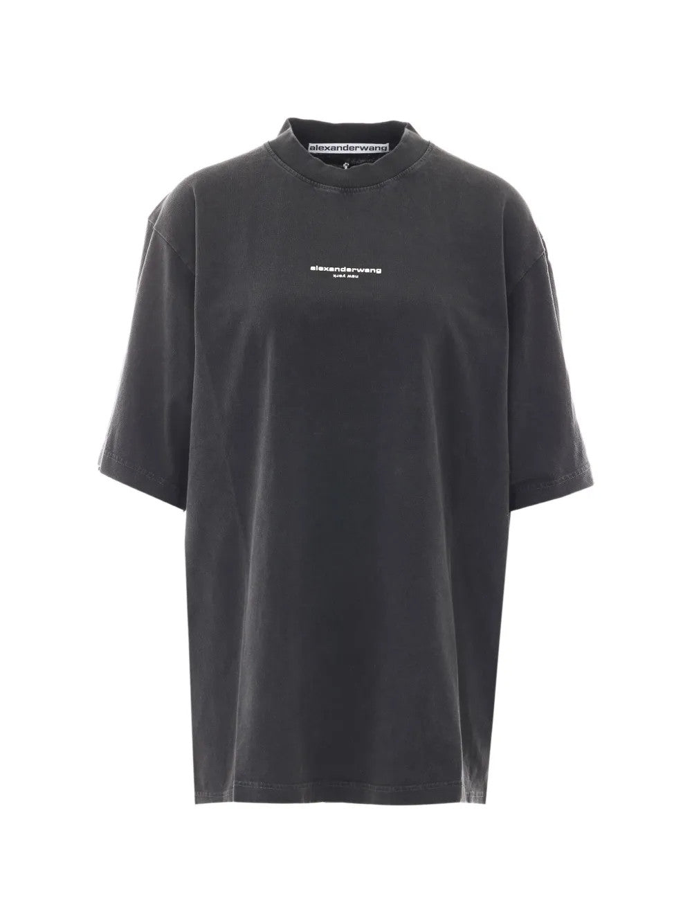 Black t-shirt, front view
