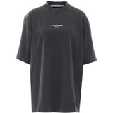 Black t-shirt, front view