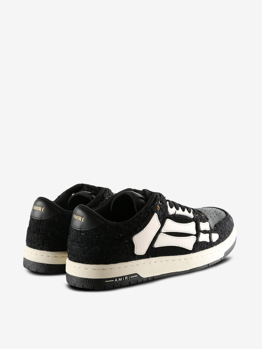 Black sneaker, back view