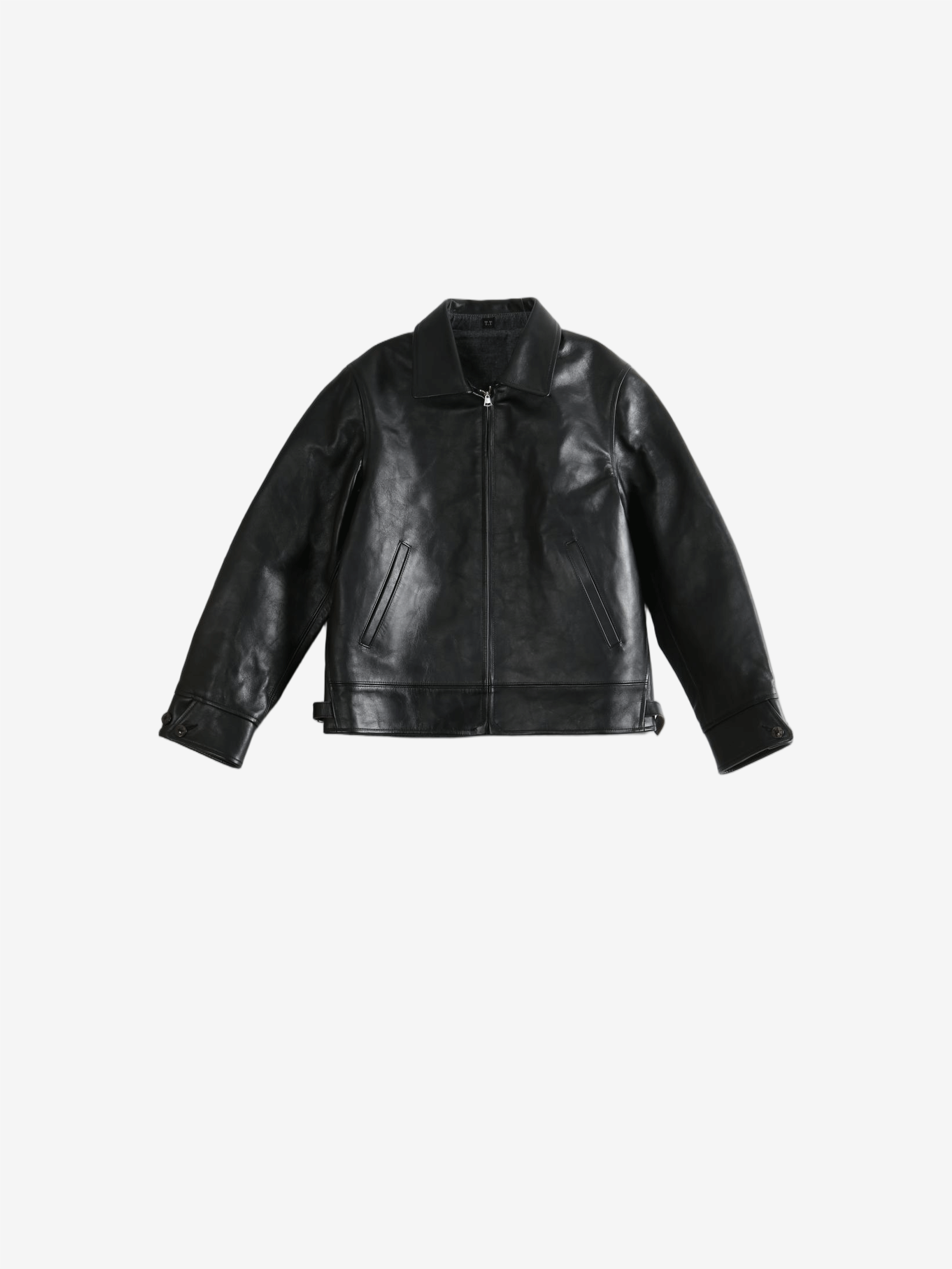 Black jacket, front view