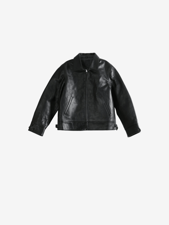 Black jacket, front view