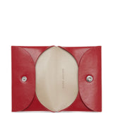 Red accessories, front view