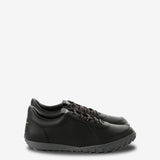 Black sneakers, front view