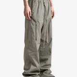 Grey pants, full body view