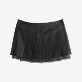 Black skirt, front view