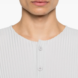 close up of white t-shirts, showing texture of the polyester fabric
