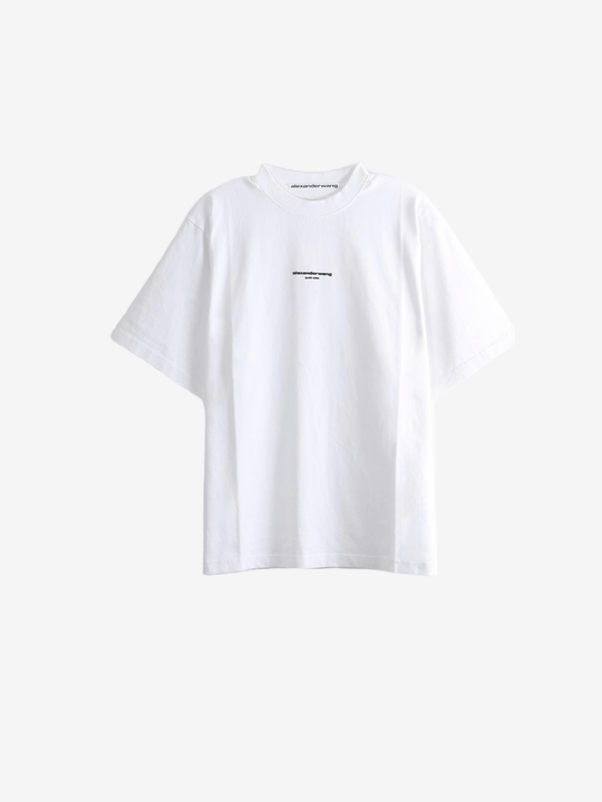 White t-shirt, front view