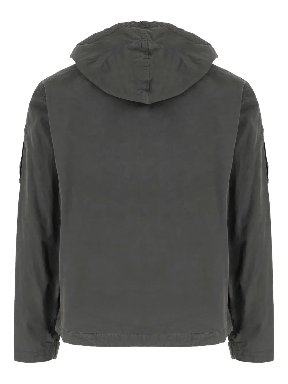 Grey jackets, back view