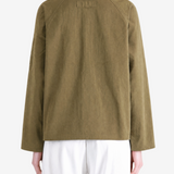 Brown jacket, full body view