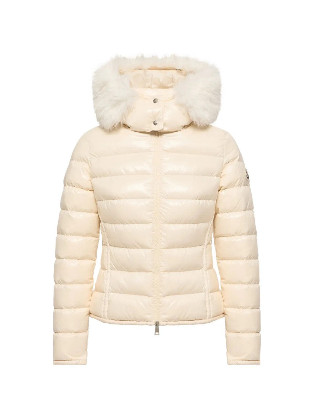 Tan jacket, front view