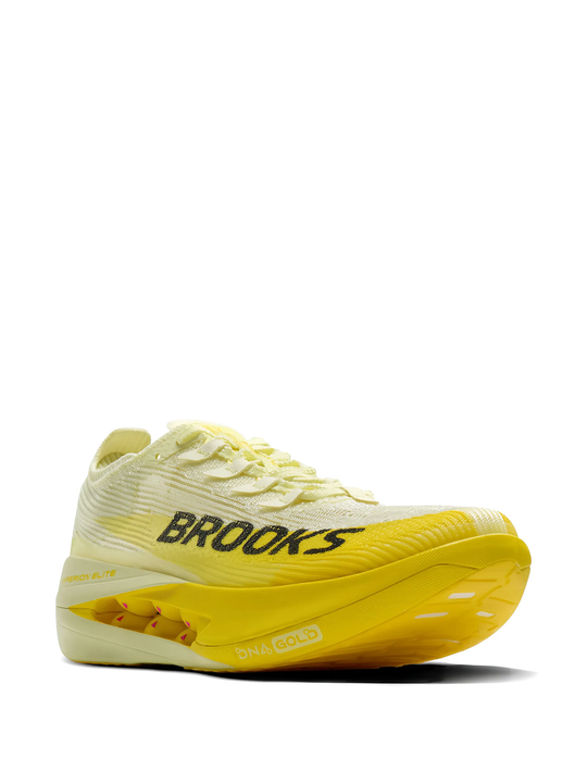 Yellow shoes, side view