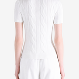 White t-shirt, full body view