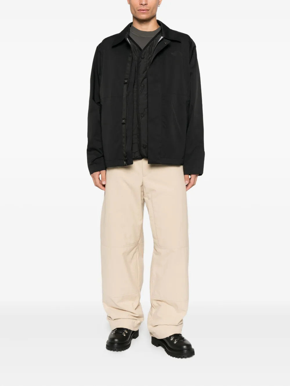 Black jacket, full body view