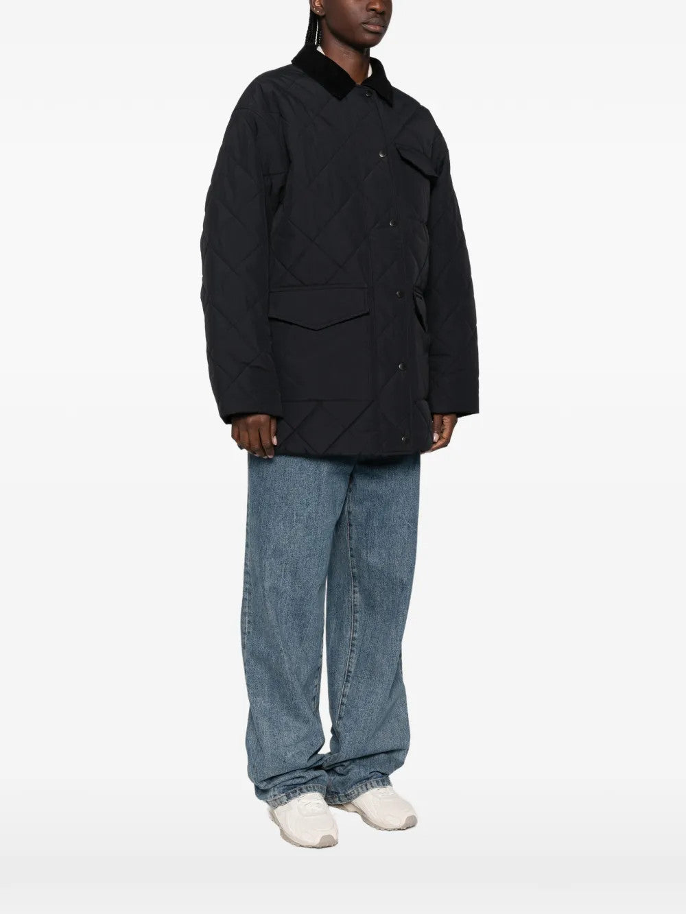 Black jacket, full body view