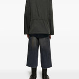 Green jacket, full body view