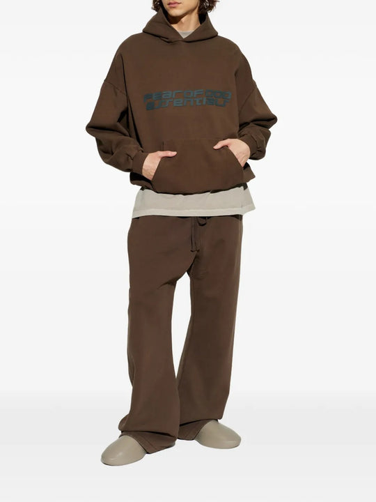 Brown pants,full body view