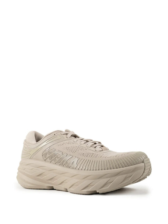 Tan shoes, front view