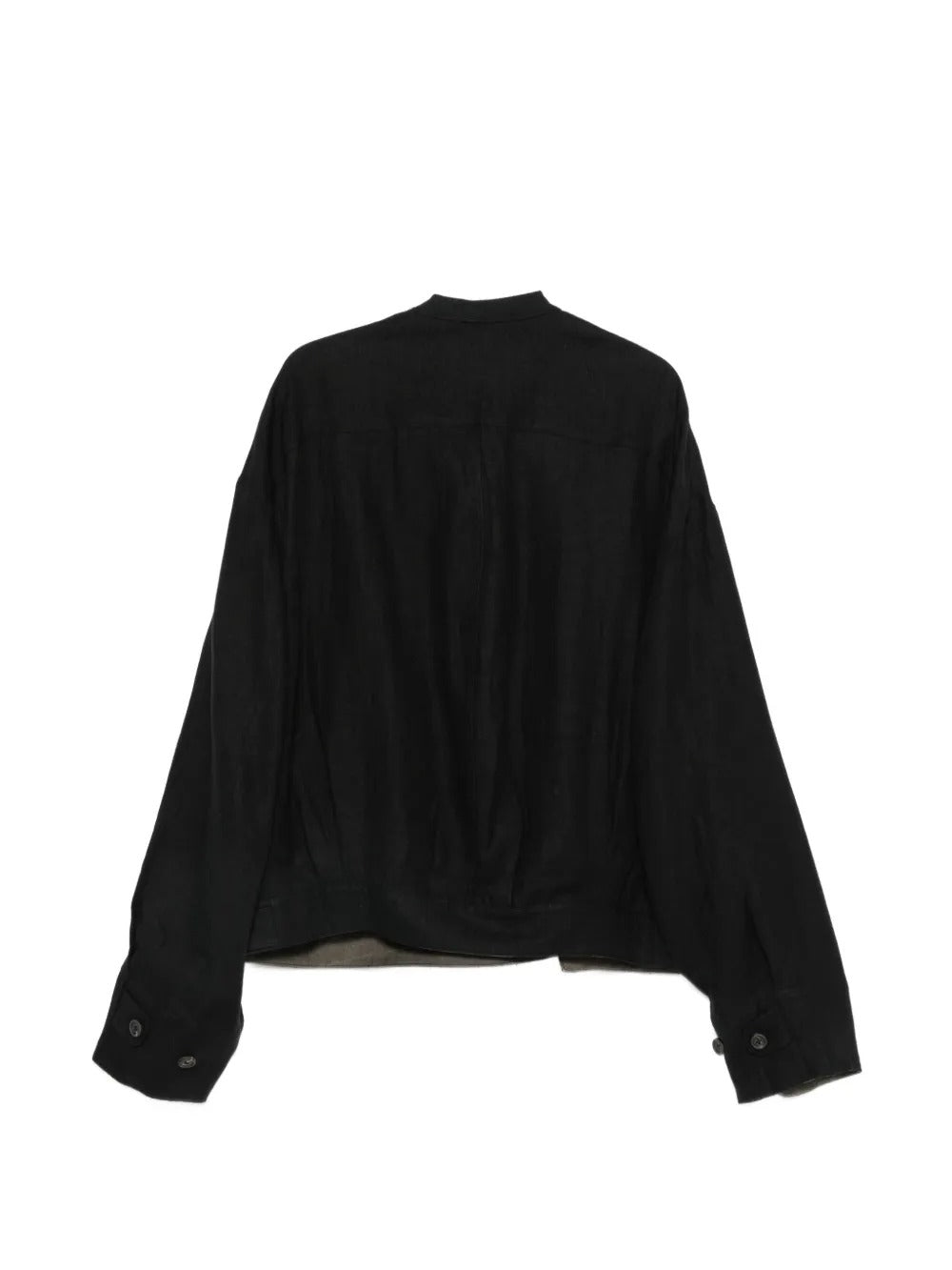 Black jacket, back view