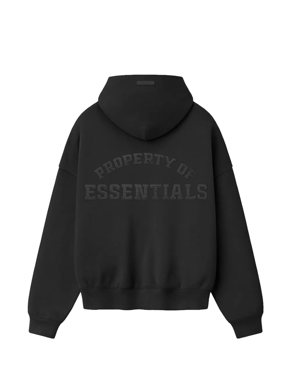 Black hoodie,back view