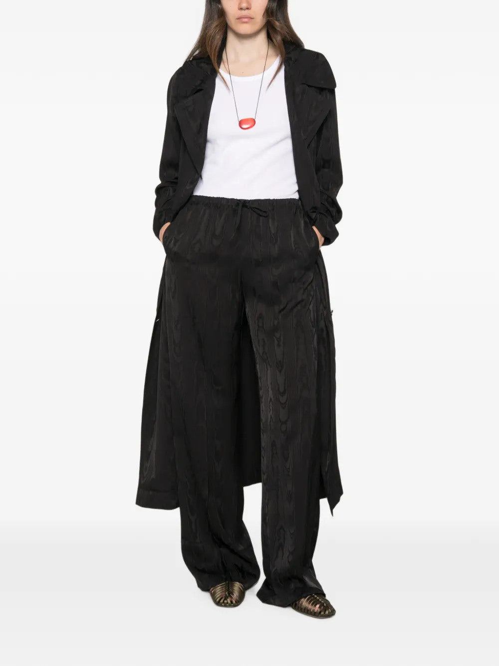 Black pants, full body view