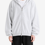 Grey hoodie, full body view