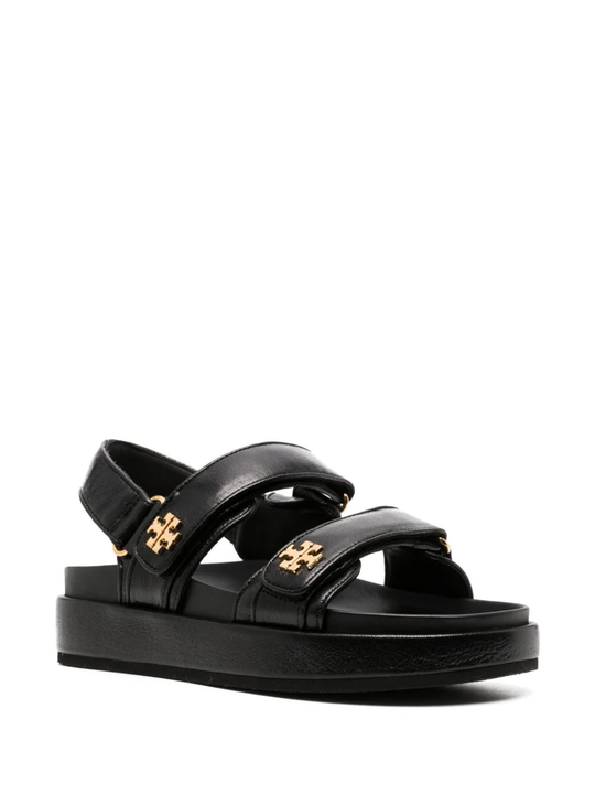 Black sandal, side view