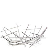 Grey basket, front view