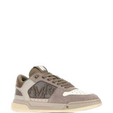Tan shoes, front view