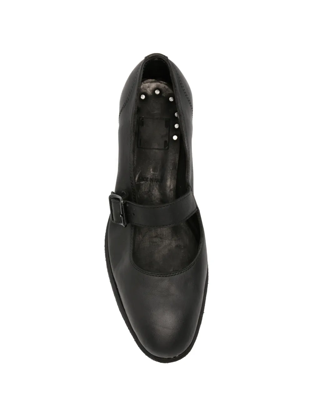 Black shoes, front view