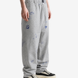 Grey pants, full body view