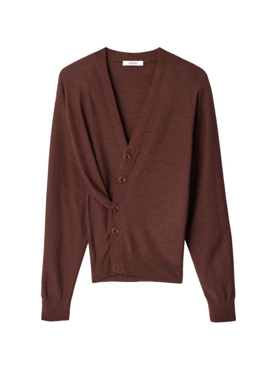 Brown knitwear, front view