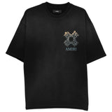 Black t-shirt, front view