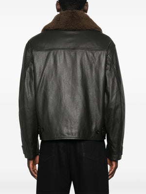 LEMAIRE - Men Quilted Leather Blouson