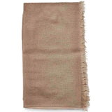 Brown scarf, front view