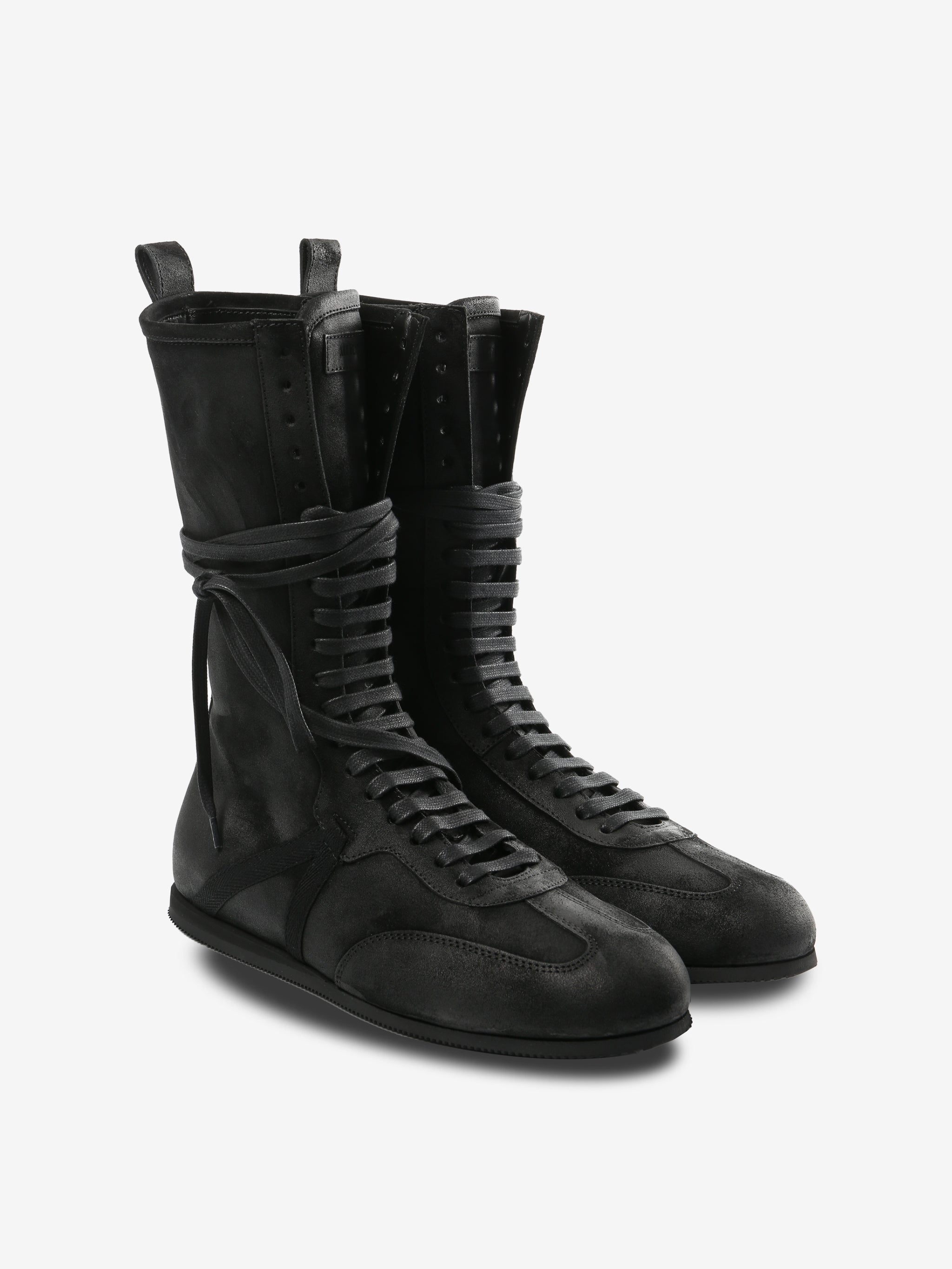 Black sneakers, side view