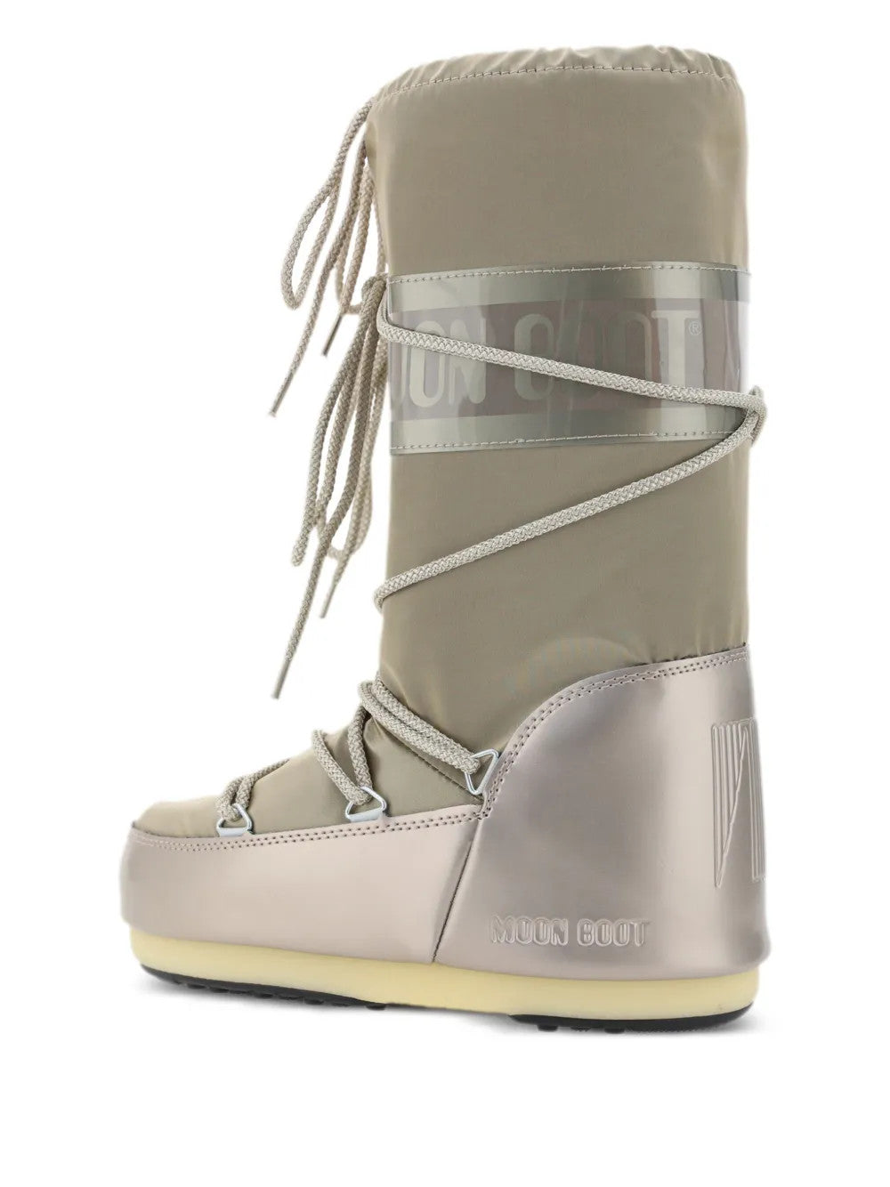 Tan boots, side view