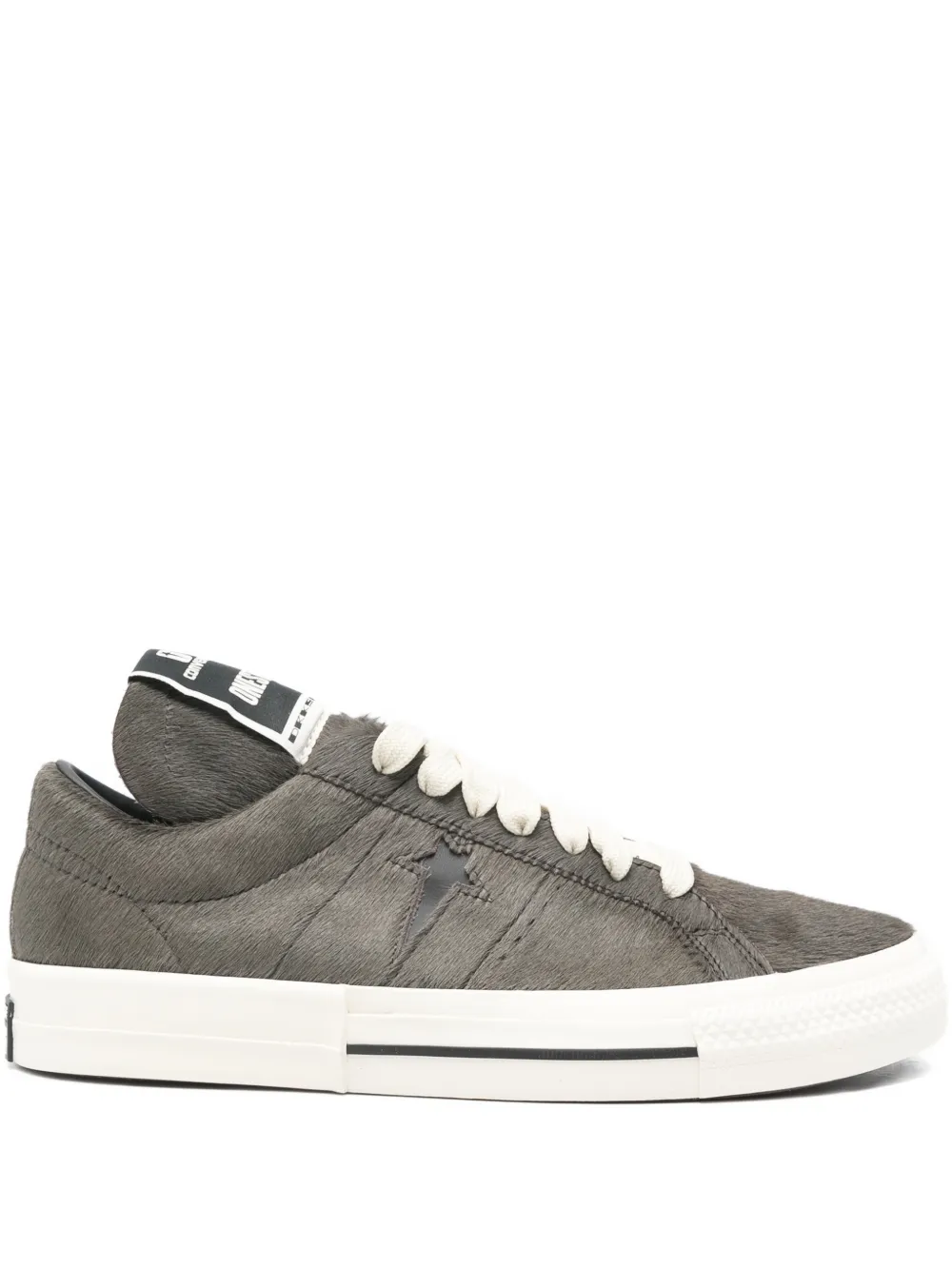 Gray sneaker ,front view