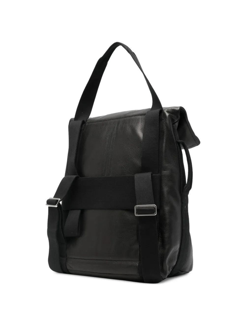 Black bags, back view