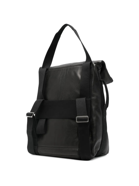 Black bags, back view
