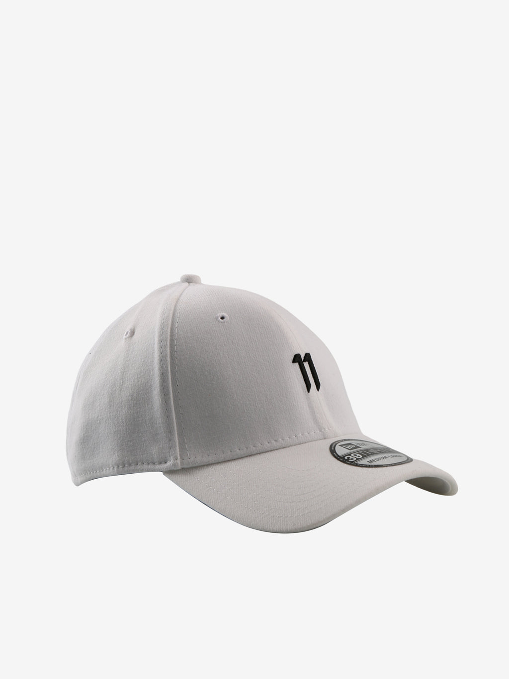 White hat, side view