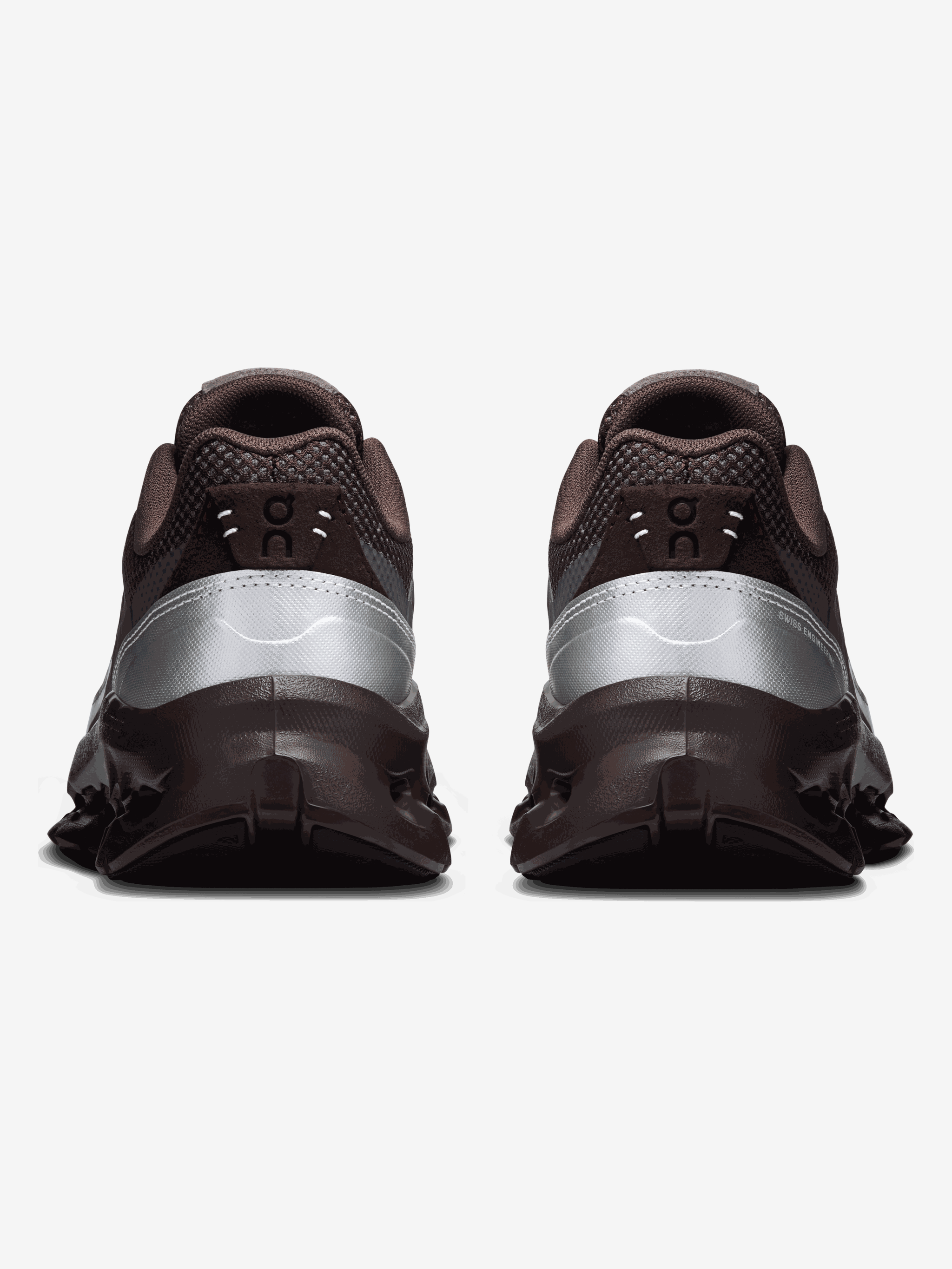Grey shoes, back view
