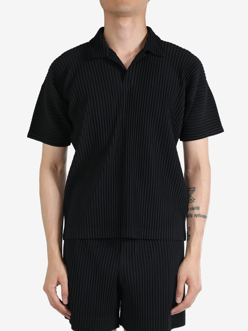 HOMME PLISSE ISSEY MIYAKE - Men Basics Polo Shirt