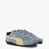 Blue shoes, front view