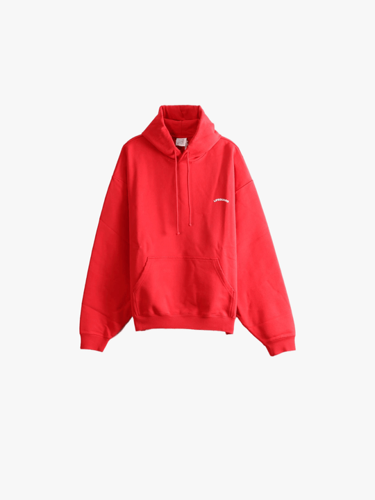 Red hoodie, front view