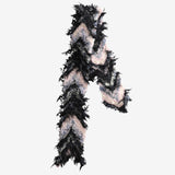 Black scarves,side view