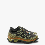 Green sneakers, front view