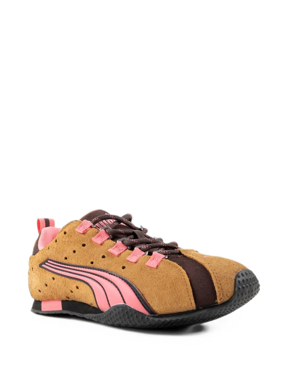 Tan shoes, front view